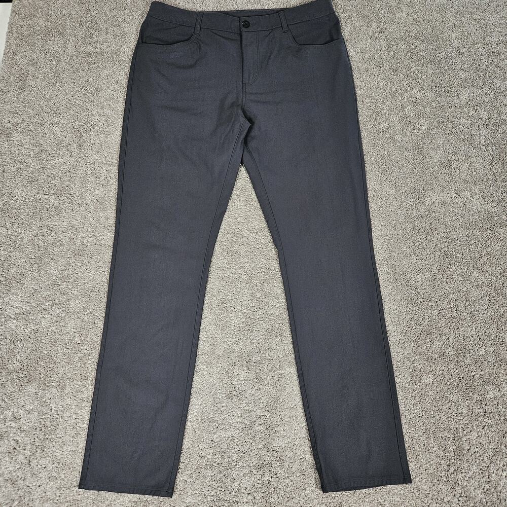 Vuori Meta Pants Men's 34X31 Gray Tapered Chino Modern Minimalist Stretch V430